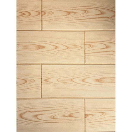 A La Maison Ceilings 39-in x 6-in 96-Pack Natural Maple Smooth Surface-mount Ceiling Plank, 96PK WP01nm-96
